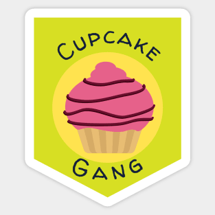 Cupcake Gang Badge Sticker